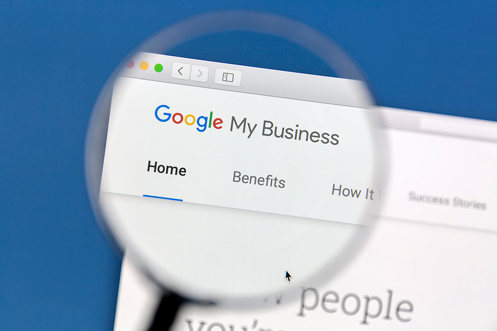 Google My Business page set up by aprompt